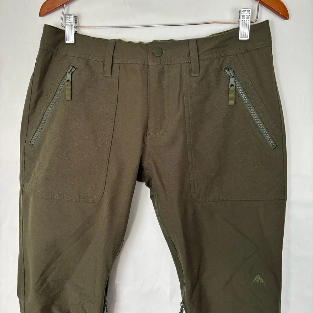 Burton Womens Vida Pant Martini Olive Size M Snow Ski‎ Flare